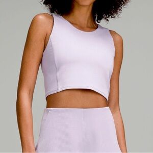 Lululemon Ribbed Softstreme Cropped Tank Top